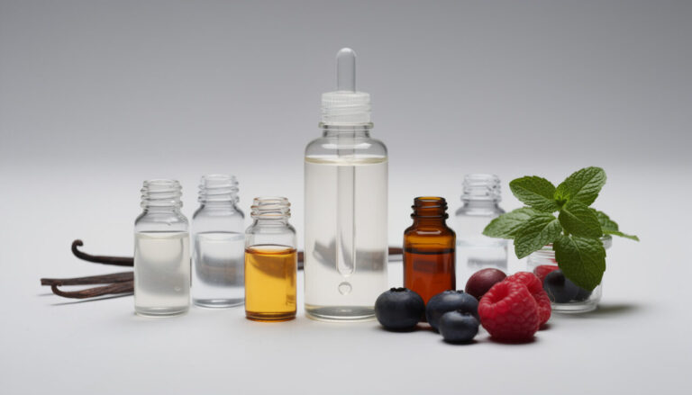 découvrez les ingrédients essentiels de votre e-liquide pour cigarette électronique et comprenez la composition de vos produits de vapotage.